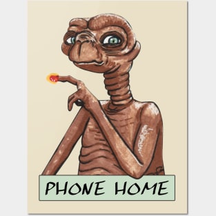ET Phone Home Posters and Art
